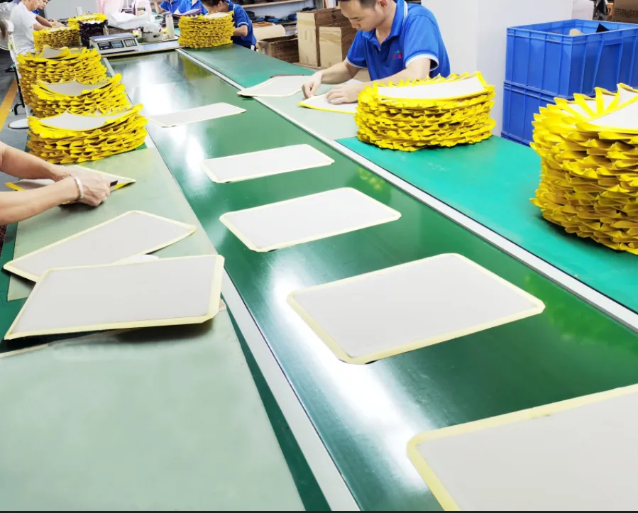 Custom briefcases production and packing
